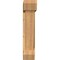Ekena Millwork Traditional Slat Smooth Bracket w/ Offset Brace, Western Red Cedar, 7 1/2"W x 28"D x 36"H BKT0806X28X36TRA06SWR - alternate 4